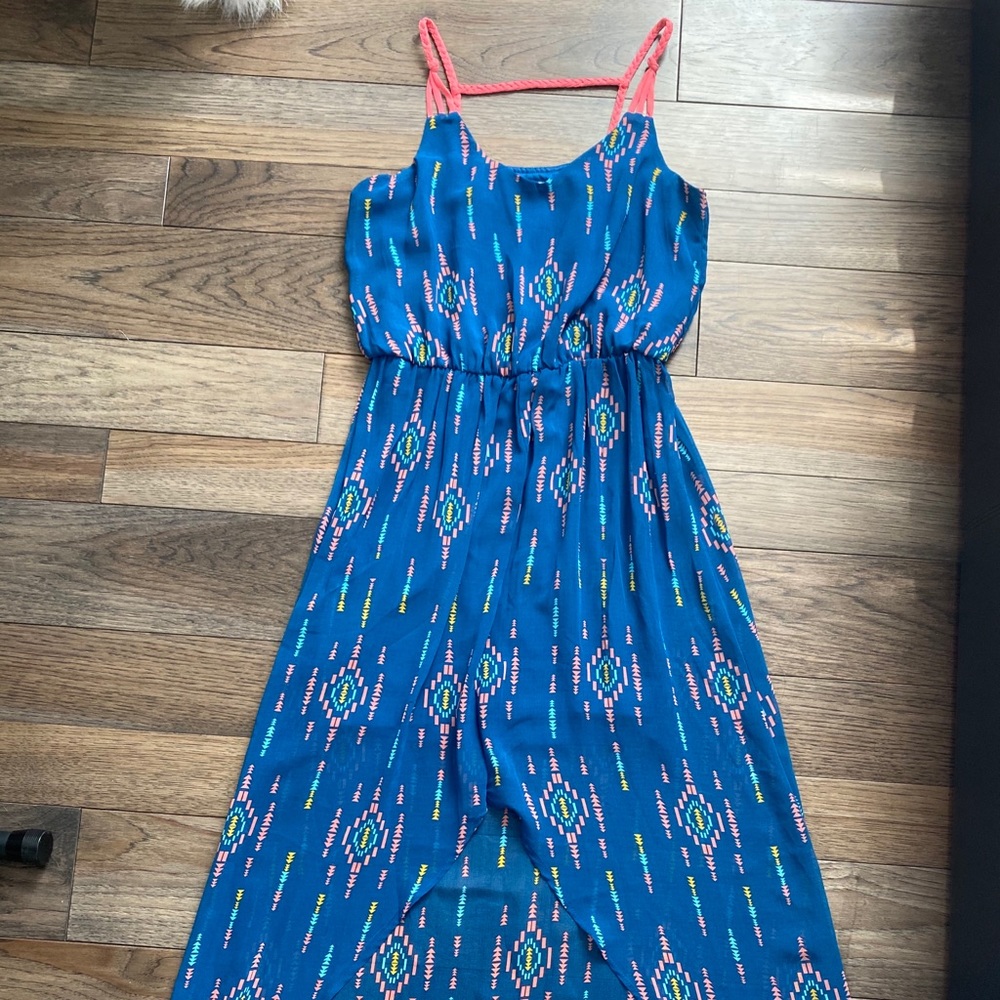 Xhilaration Multi-Colored Maxi Dress